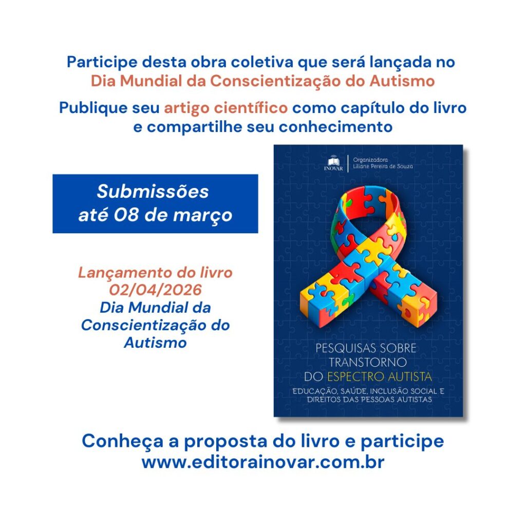 Submissão de artigos até 08 de março de 2026.